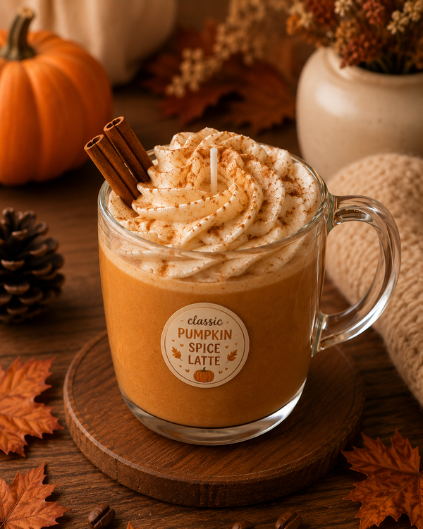 Classic Pumpkin Spice Latte Candle | Fall Candle Collection 