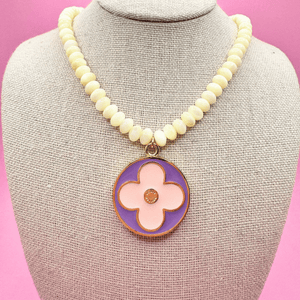 SUGAR PLUM CLOVER NECKLACE