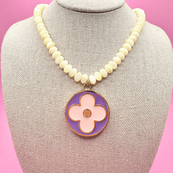 SUGAR PLUM CLOVER NECKLACE
