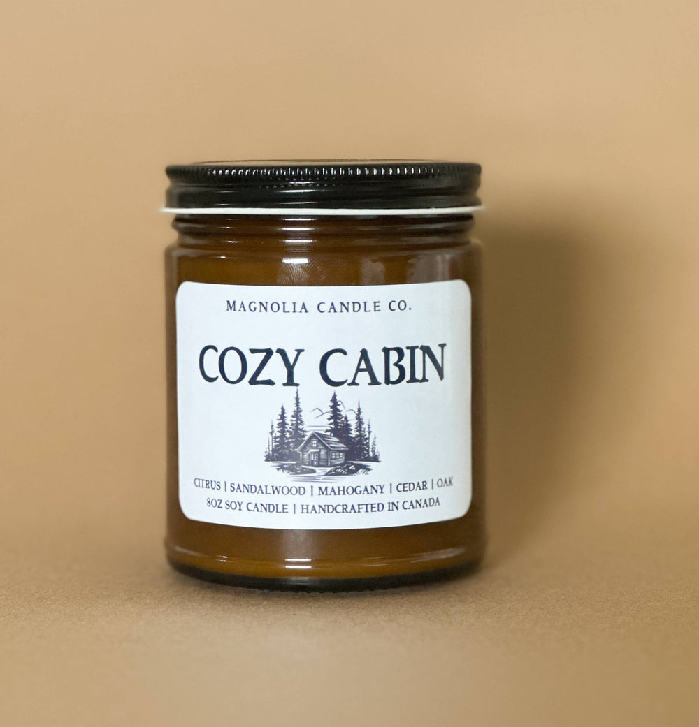 Cozy Cabin  - Summer | Spring | Fall | Winter Candle 8oz