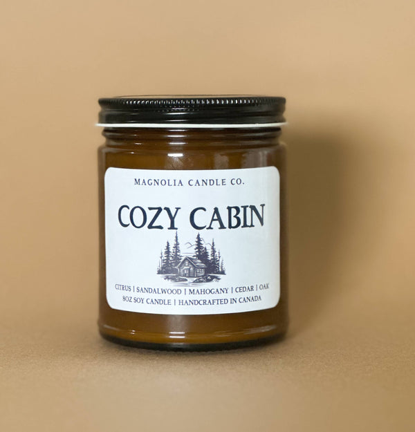 Cozy Cabin  - Summer | Spring | Fall | Winter Candle 8oz