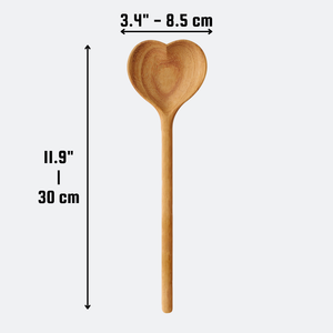I Love You, Mom Wooden Heart Spoon