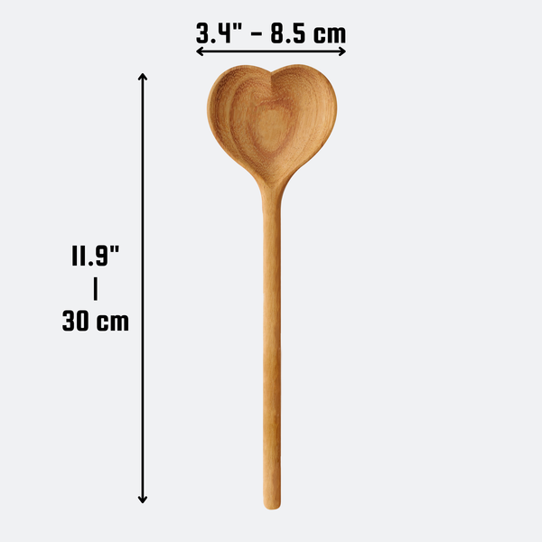I Love You, Mom Wooden Heart Spoon