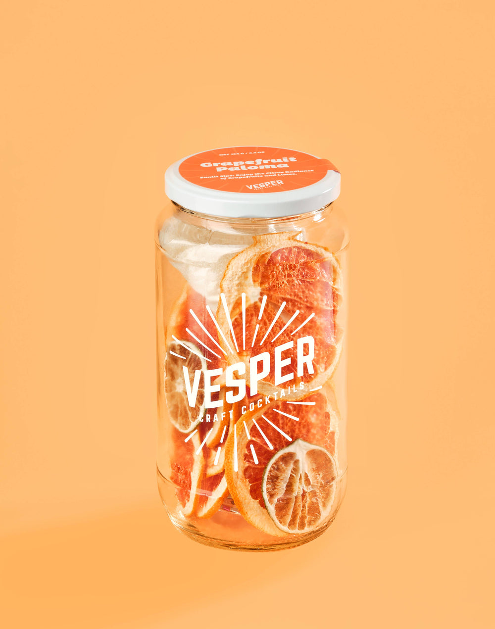 32 oz Cocktail / Mocktail Mixer - Grapefruit Paloma