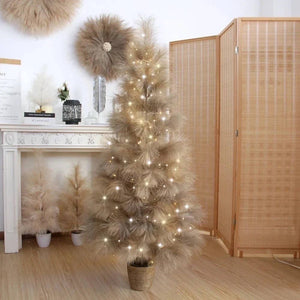 3ft-8ft Luxury Faux Fur Pampas Tree – Boho Decor Best Seller: 4ft