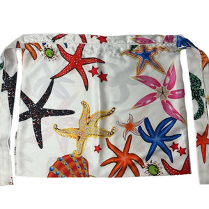 Lilliana Multicolor Starfish Print Pochette