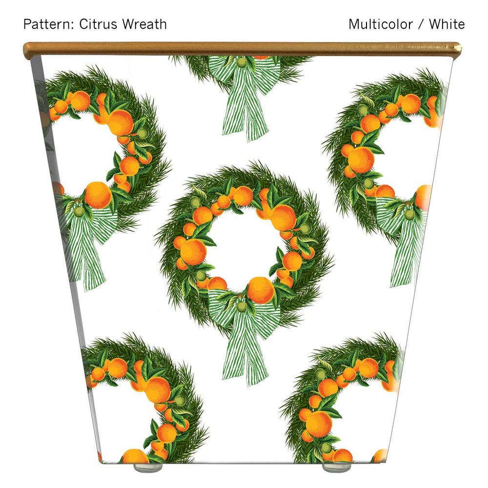WHH Citrus Wreath Cachepot Candle: Orange & Clove