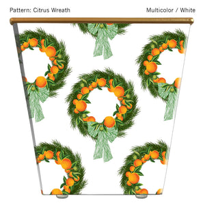 WHH Citrus Wreath Cachepot Candle: Orange & Clove