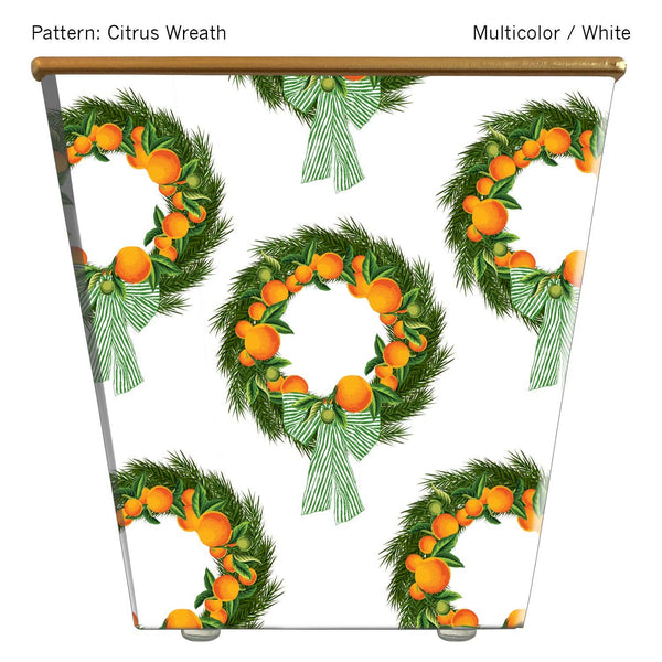 WHH Citrus Wreath Cachepot Candle: Orange & Clove