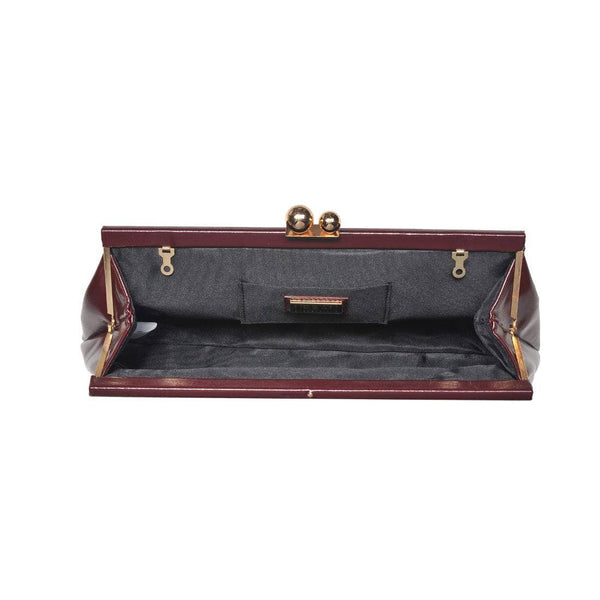 Joplin - Kisslock Clutch: Grey Multi
