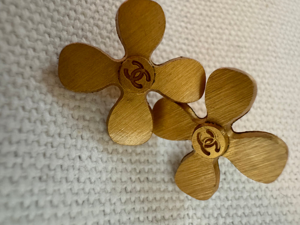 Chanel Clover Earrings