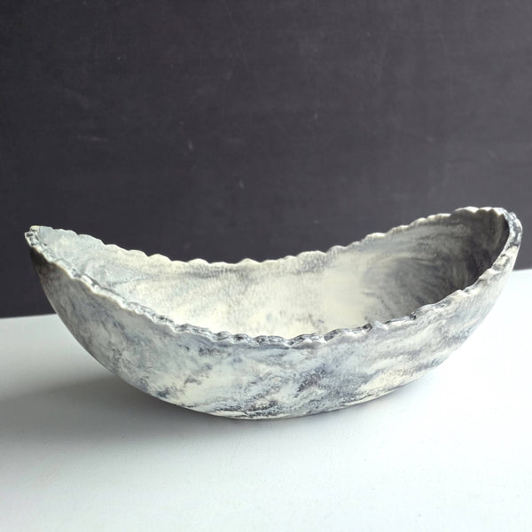 Medium Resin Trough - Entryway Catchall - Decorative Bowl: Tiger