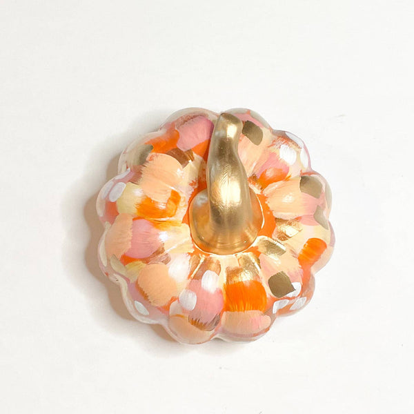 Orange Abstract Pumpkin|Jessica Reynolds Art