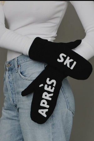 Winter Knit Hat & Mittens Set