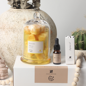 Golden Hour Gemstone Diffuser[rose/magnolia/lily]