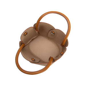 Tulip Raffia Embossed Recycled Top Handle