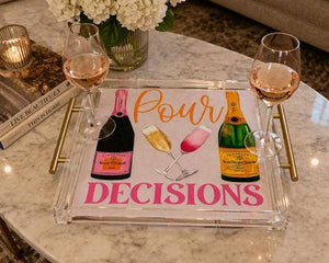 The Tray Girl Acrylic Trays - They New Yorker Series
