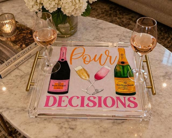 The Tray Girl Acrylic Trays - They New Yorker Series