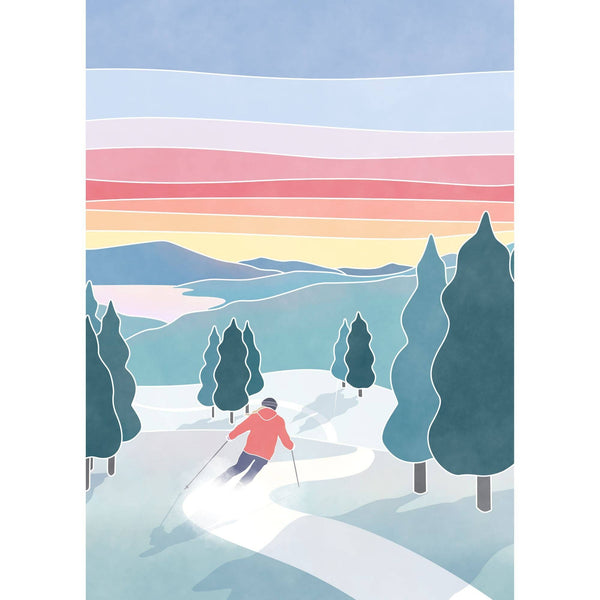 Sunset Ski | 500-Piece Puzzle | Designed in Canada