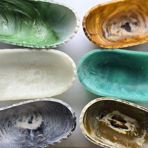 Medium Resin Trough - Entryway Catchall - Decorative Bowl: Tiger