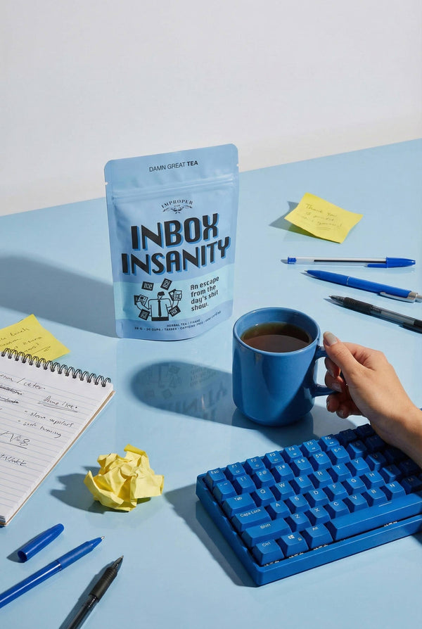 Inbox Insanity Peppermint tea, 20 Servings, Tea Blend