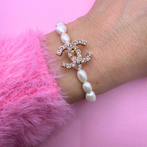 Freshwater Pearls Stretch Bracelet: 7"