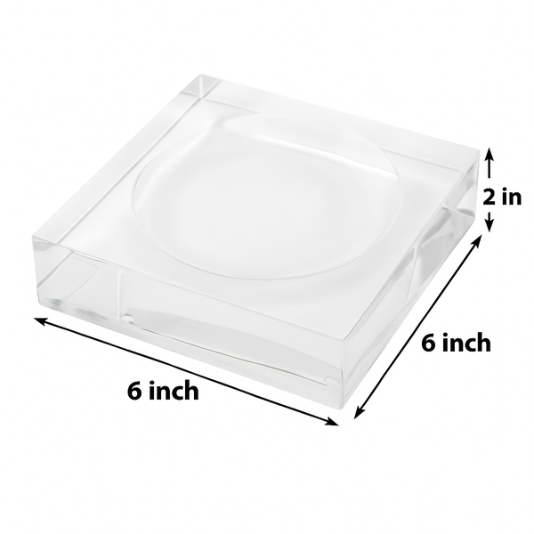 Bougie Women Nuevo Pink White Acrylic Candy Catchall Dish
