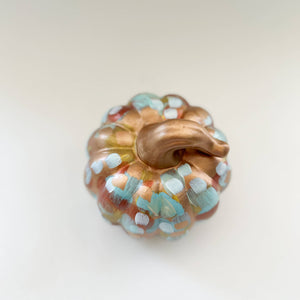Tall Copper Abstract Pumpkin|Jessica Reynolds Art