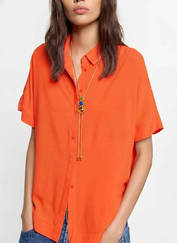 Millie Gem | 14K Gold PVD Bolo Lariat Necklace