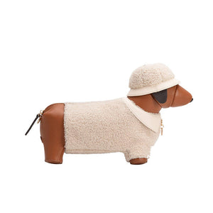 Dachshund Days Sherpa Crossbody Bag