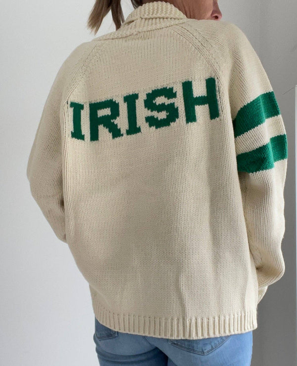 Irish ☘️ Varsity Sweater: XL