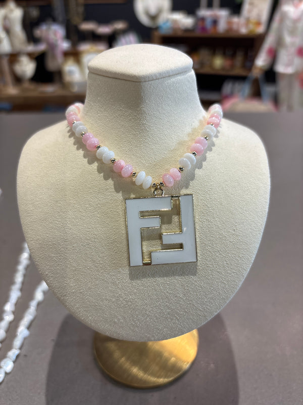Fendi Candy Upcycled Necklace