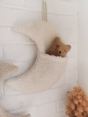 Moon Tooth Fairy Pouch | Off White or Beige