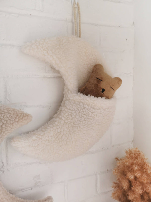 Moon Tooth Fairy Pouch | Off White or Beige