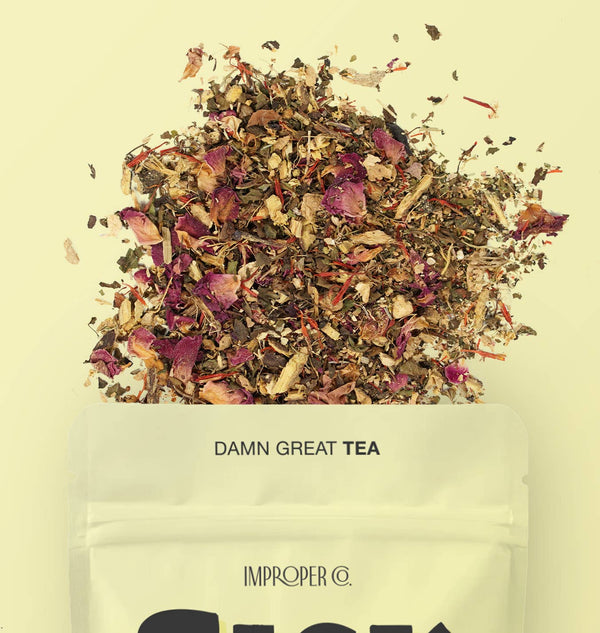 Sick As Shit Herbal tea, 20 Servings, Functional Tea Blend