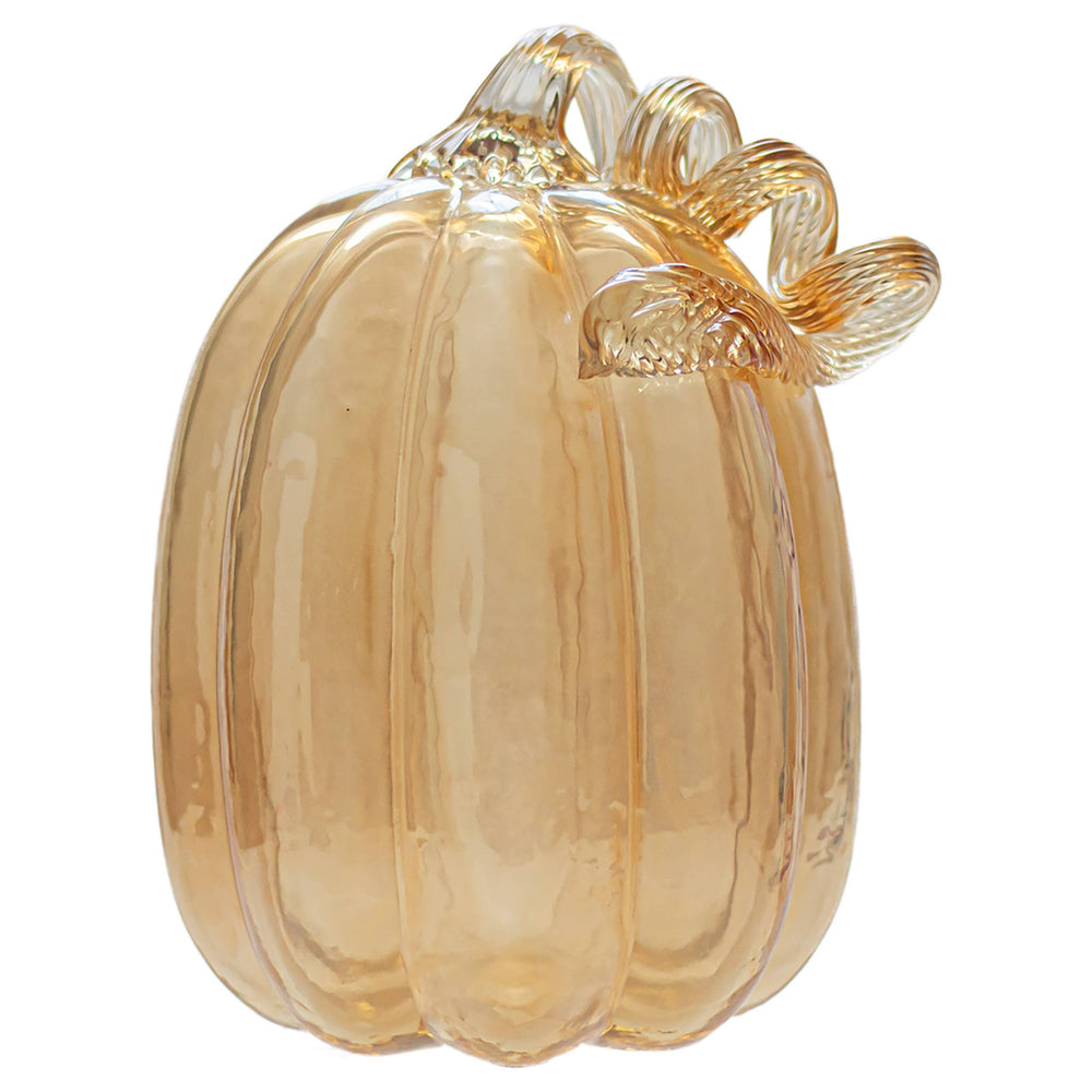 Apple Cider Glass Pumpkin Large Fall Autumn