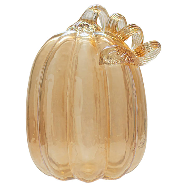 Apple Cider Glass Pumpkin Large Fall Autumn