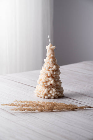 Christmas Tree with Star Topper: Gold Top / Citrus
