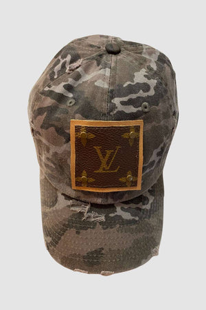 Louis Vuitton Camo Baseball Cap – Upcycled Authentic Patch