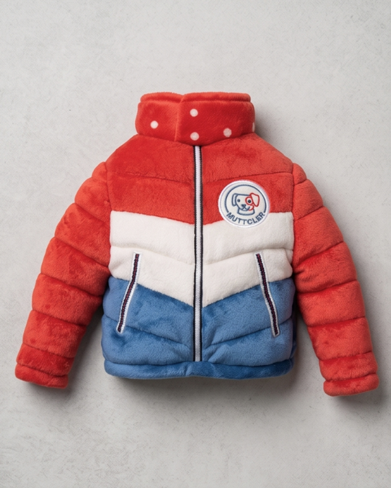 Muttcler Puffer Jacket  | Squeaker Dog Toy