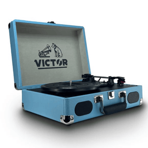 Victor Metro Plus Portable Dual Bluetooth Suitcase Turntable: RWB Union Jack