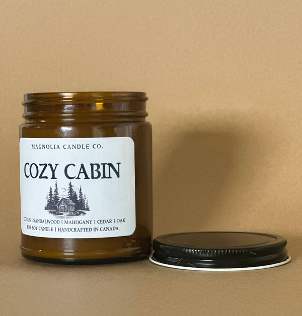 Cozy Cabin  - Summer | Spring | Fall | Winter Candle 8oz