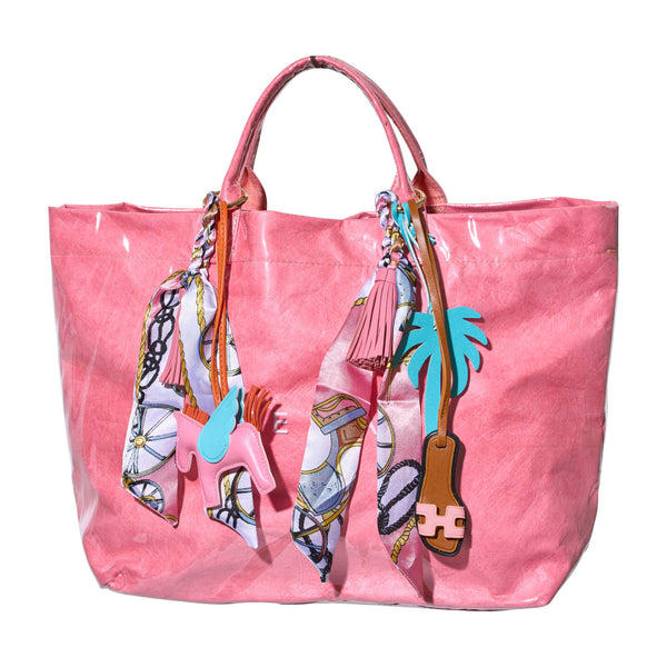 Palm Tree Bag Charms Perfect for Christmas Gift -9 colors: Dark Pink