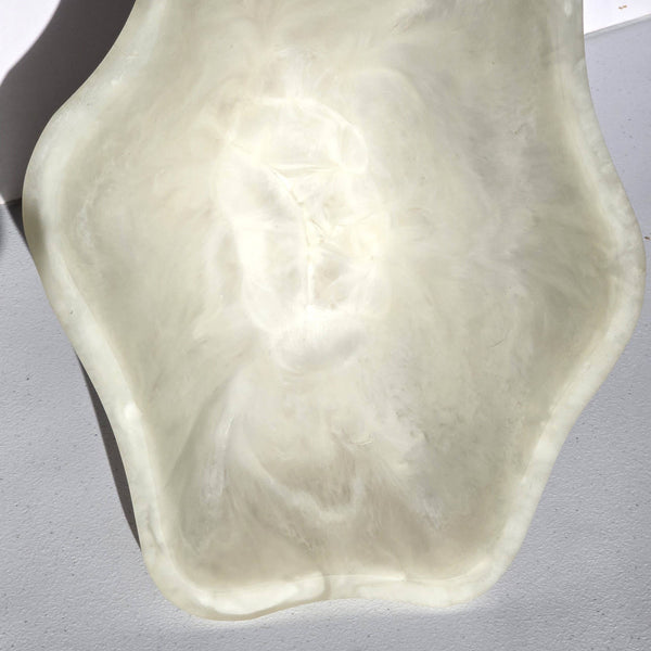 Organic Shape Resin Bowl - Entryway Catchall - Medium Size: Tiger