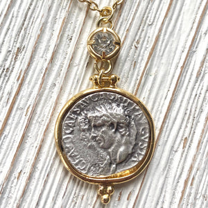 Greek coin necklace boutique