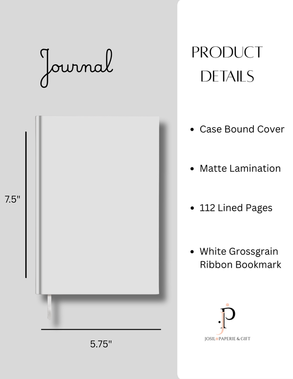 Green Toile Journal – French Toile Green Hardcover Journal