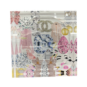 Bougie Women Nuevo Pink White Acrylic Candy Catchall Dish