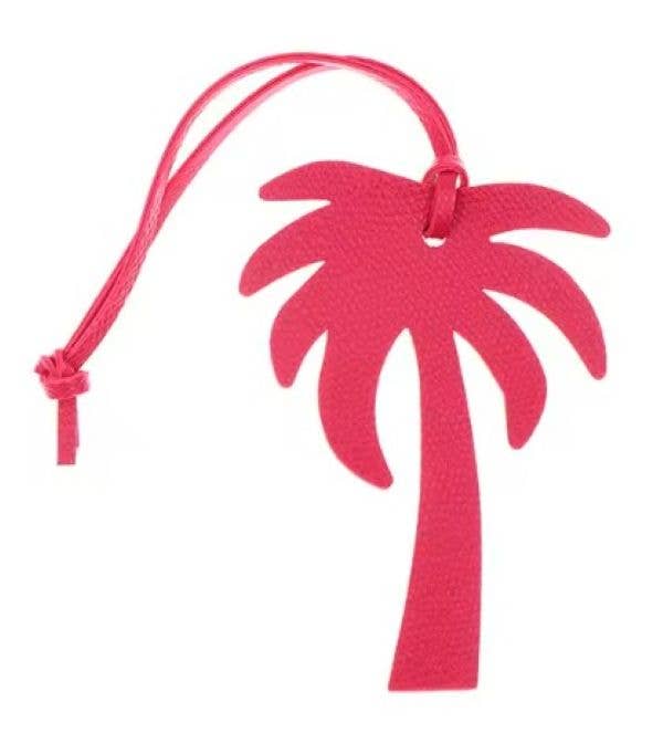 Palm Tree Bag Charms Perfect for Christmas Gift -9 colors: Dark Pink