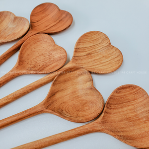I Love You, Mom Wooden Heart Spoon