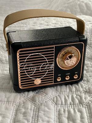 Retro Radio Wireless Speaker - Black